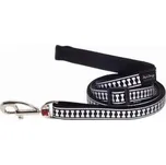 Red Dingo vodítko reflexní střední 1,8 m – černé