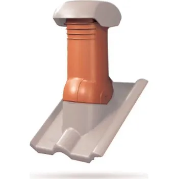 Bramac nástavec tašky odvětrání kanalizace cihlově červený