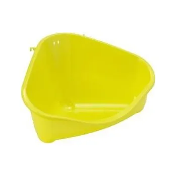 Toaleta pro hlodavce Rohová toaleta malá - žlutá