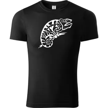 Chlapecké tričko Fenomeno Dětské tričko Chameleon - černé Velikost: 122 cm/ 6 let