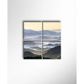 Obraz Malvis ® Obraz Jedno návrší ROZMĚR (šířka x výška): čtyřdílný čtverec 80x80 cm