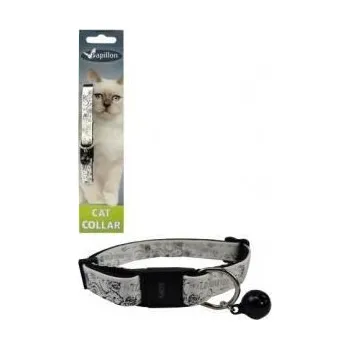 Papillon obojek pro kočky Wild Forever - bílý