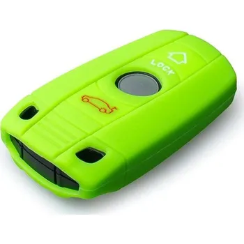 Ochranné silikonové pouzdro na klíč pro BMW, barva zelená