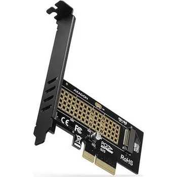 Pouzdro na externí pevný disk AXAGON PCEM2-N, PCIe x4 - M.2 NVMe M-key slot adaptér