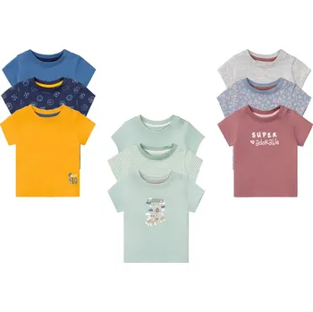 Chlapecké oblečení lupilu® Dětské triko BIO, 3 kusy