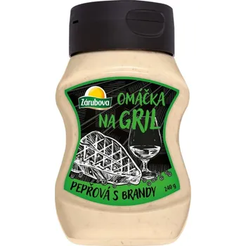 Omáčka Recenze Zárubova Pepřová omáčka s brandy na gril 250 ml