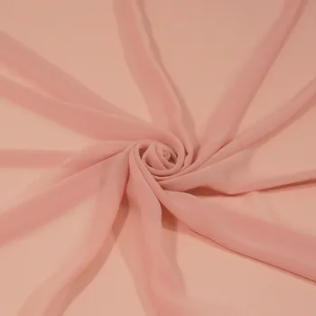 Šifon 595 pudrový, š.145