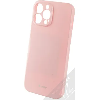 Pouzdro na mobilní telefon 1Mcz Jelly Skinny TPU ochranný kryt pro Apple iPhone 13 Pro Max světle růžová (light pink)