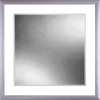 Zrcadlo Amirro Fenix Zrcadlo 69 x 69 cm s bílým podkladem a fazetou, 712-437