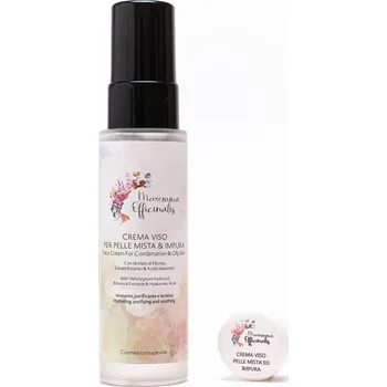 Pleťový krém Maremma Officinalis Crema Viso Riequilibrante | Čisticí pleťový krém s niacinamidem 3 ml - vzorek