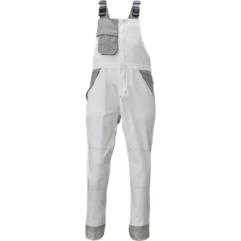 montérky Montérky pracovní s laclem MONTROSE barva, bílá/šedá, vel. 48