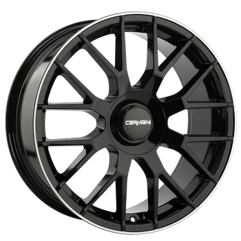 Disk Alu disk CARMANI 19 Hugo 8.5x20, 5x112, 66.6, ET40 black lip polish