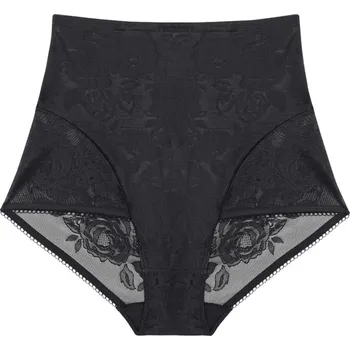 Kalhotky Kalhotky Wild Rose Sensation Highwaist Panty černá vel.XL - Triumph
