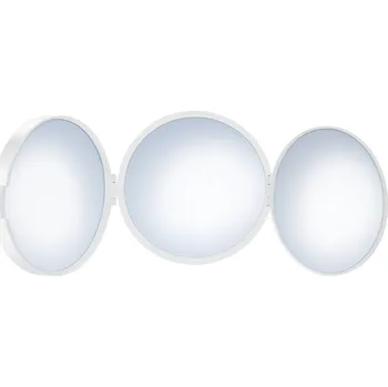 Kosmetické zrcátko Outline Lite - cestovní kosmetické zrcátko, zvětšení klasické, 5x a 12x, matná bílá FX623