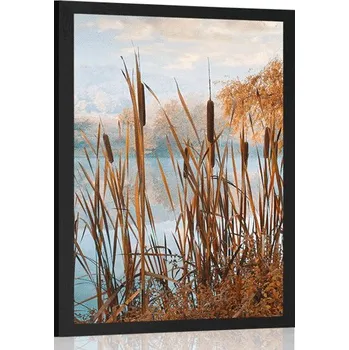 Plakát Dovido Plakát řeka uprostřed podzimní přírody