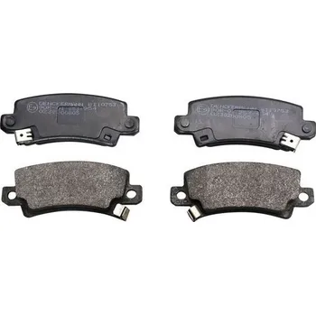 Brzdový systém Sada brzdových destiček, kotoučová brzda DENCKERMANN B110753