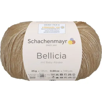 Příze Schachenmayr Bellicia 10 Mandlová (Nadýchaná příze Bellicia 10 Mandel)