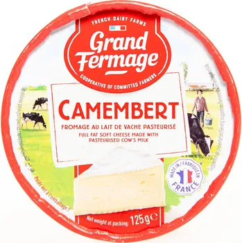 Grand Fermage Camembert 60% Pravý francouzský Camembert