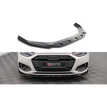 Nárazník Spojler pod nárazník lipa V.1 Audi A4 B9 Facelift černý lesklý plast