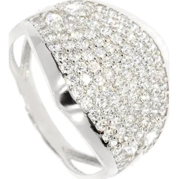 Prsten Zlatnictví Helios Masivní zářivý prsten z bíého zlata