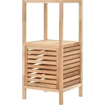 vidaXL Úložná skříňka do koupelny masivní ořech 39,5 x 35,5 x 86 cm