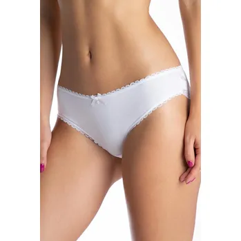 Dámské oblečení Dámské kalhotky MINI BIKINI L-4000MB-01 bílá L