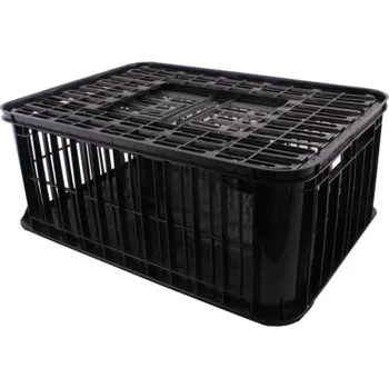 Chov hospodářského zvířete Přepravní box na živou drůbež černý do 25 kg
