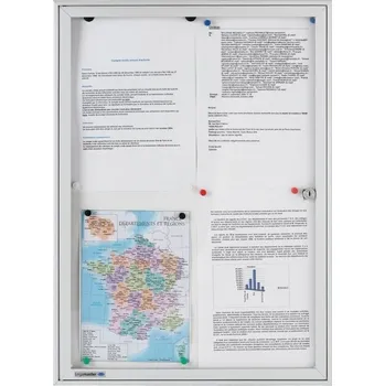 Legamaster Vitrína s otevíracími dveřmi 63,5x67,1 cm, ECONOMY LEG-7631744