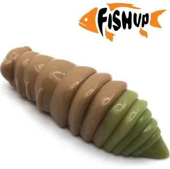 Umělá nástraha Gumová nástraha FishUp Maya 1,6" 4cm Coffee Milk/Light Olive SÝR (7ks)
