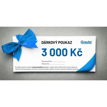 Dárkový potravinový koš Consulta Dárkový poukaz 3 000 Kč DP-3000