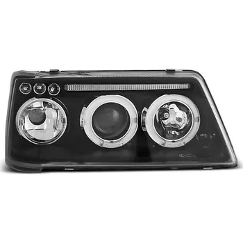 Přední světlomet TUNING-TEC Přední světla Peugeot 205 83-96 Angel Eyes - černé