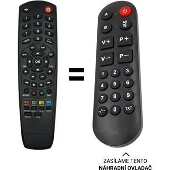 Kaonmedia NA 1170 (TELLY) náhradní dálkový ovladač pro seniory