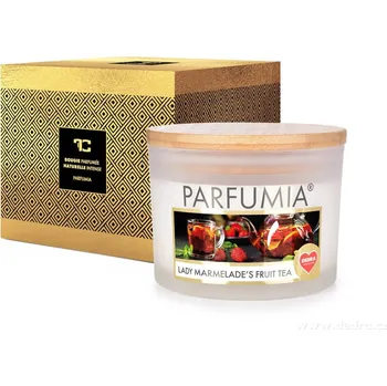 Svíčka INTENSE 2 KNOTY sójová vonná EKO svíce PARFUMIA® pečený čaj LADY MARMELADE’S FRUIT TEA, 400 ml