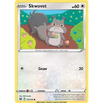 Sběratelská karetní hra Skwovet 150/196 - Lost Origin Typ karty: Non-Holo