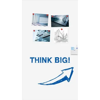 Legamaster WALL-UP 200x119.5 cm, keramická bezrámová tabule LEG-7106121