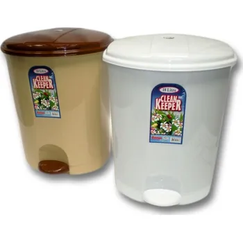 Odpadkový koš koš odp. 7l (vnit.objem 5,5l) CLEAN KEEPER pedál.