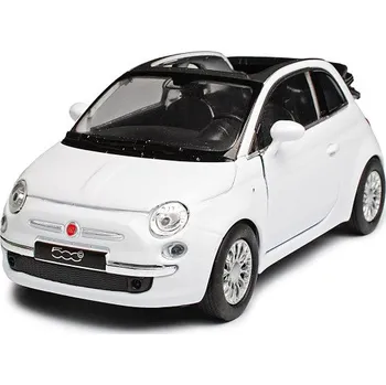 autíčko Welly Fiat 500 C ´10 (white) 1:34-39