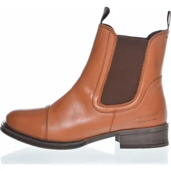 Dámská zimní obuv Dámská kožená chelsea obuv značky TEN POINTS TP 60165 319 Velikost: 38, barva: 319 cognac