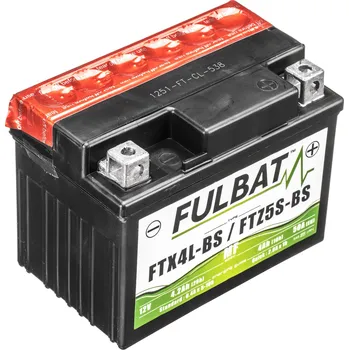 Motobaterie Baterie 12V, YTX4L-BS/YTZ5S-BS, 4Ah, 50A, bezúdržbová MF AGM 113x70x85, FULBAT (vč. balení elektrolytu)