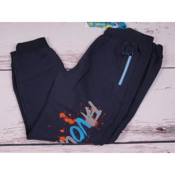 Tepláky Kugo tm.modré s nápisem Favourite velikost oblečení - děti: 152