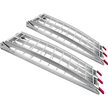 Auto-moto Nájezdová rampa - skládací - hliníková široká, Q-TECH (max. nosnost 600 kg, 1 pár)