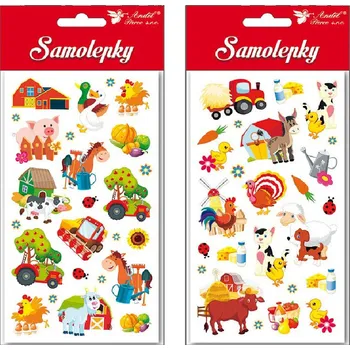 samolepka Anděl Dekorativní samolepky - Farma - 2 motivy