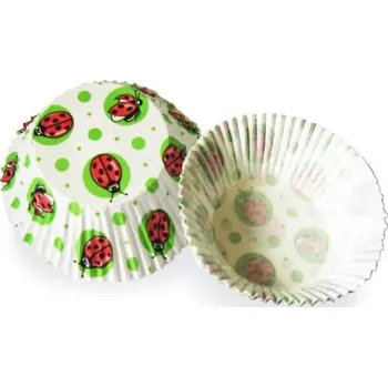 Jednorázové nádobí Cukrářské košíčky beruška O 50 x 30 mm [40 ks]