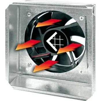Kratki Redukce do mřížky s ventilátorem 17 x 17 cm 100 mm