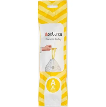 Pytle na odpadky Brabantia PERFECTFIT Sáčky do odpadkového koše 3 l (A) - role 10 ks