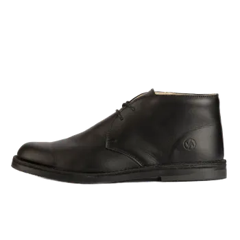 Dámské kozačky Vasky Desert Black - Dámské kožené kotníkové boty černé - jarní / podzimní boty, obuv | Flexiko | česká výroba ze Zlína 40 EU