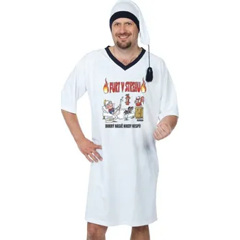 Pánská noční košile Noční košile pro dobrého hasiče SK - velikost XL