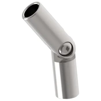 Zábradlí Hahn Steel Kloubový spoj (od -90° do + 90°) pro O12 mm, AISI 316 - lesk