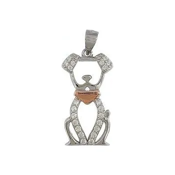 Přívěsek Stříbrný přívěsek pes