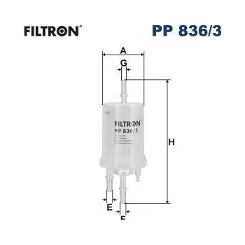 Palivový filtr Palivový filtr FILTRON PP 836/3